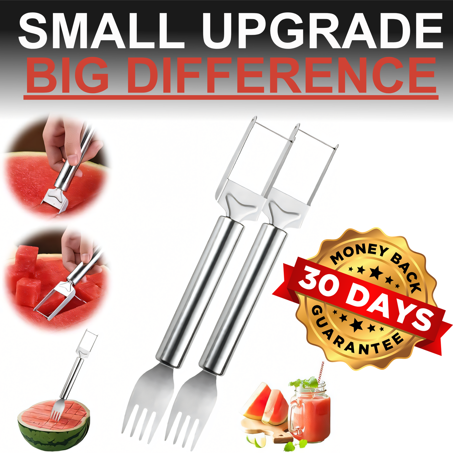Froot Fork - 2-In-1 Watermelon Slicer (Pair)